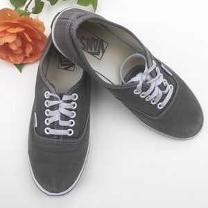 Vans Classic Gray Lace-Up Sneakers